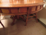 Oak Table with 6 Chairs
