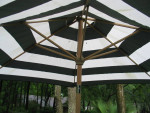 Patio Set: Umbrella, Chairs, Table