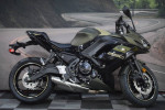 2024 Kawasaki Ninja 650 ABS Metallic Covert Green/Metallic Spar