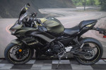 2024 Kawasaki Ninja 650 ABS Metallic Covert Green/Metallic Spar