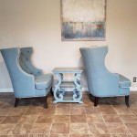 ACCENT CHAIRS & TABLE