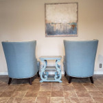 ACCENT CHAIRS & TABLE