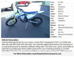 2021 Husqvarna FE501S only 880 Miles