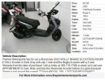 2023 WOLF BRAND SCOOTERS RUGBY II 150CC