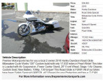 2016 Harley Davidson Road Glide Custom Build only 17,032 miles