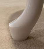 46" Oval Coffee Table/Porcelain White