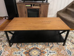 Wood Top Coffee Table