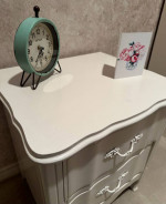 All Wood 2 Drawer Nightstand/Accent Table