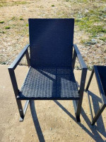 Patio Set w/ "Rocking" Chairs (2), Table & Cushions