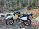 Honda XR650L, 7.5K miles, new parts