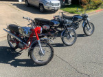 Vintage 2 stroke collection 1965 Hodaka 1966 Suzuki B100P 1968 Bearcat