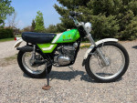 Rare vintage Kawasaki 1975 KT250 trials motorcycle