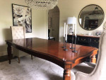 Seville home dining table with 2 custom chairs