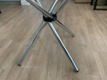 Modern Dining Table with 4 genuine leather armchairs