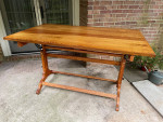 This weekend - Beautiful antique drafting table (raise and tilt)