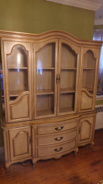 Vintage Dining Room Set (Table,Chairs,Buffet,China Closet)