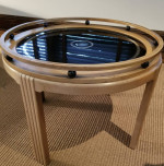 Antique Art Deco Side Table w/ Removable Tray Top