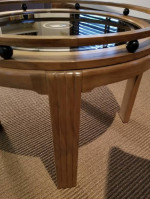Antique Art Deco Side Table w/ Removable Tray Top