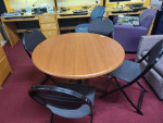 DINNING TABLE WITH 4 FOLDING CHAIRS (HOME16)

