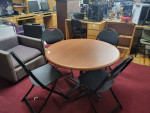 DINNING TABLE WITH 4 FOLDING CHAIRS (HOME16)

