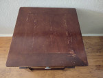 Wooden end table with drawer