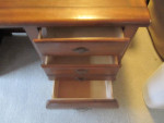 Matching desk and end table