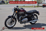 2024 Triumph Bonneville T120 Cordovan Red/Silver Ice Triumph Bonnevill