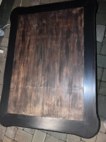 refinished rustic coffee table