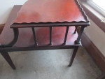 MCM Corner End Accent Table