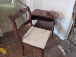 Vintage Telephone Table Bench Seat