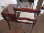 Vintage Telephone Table Bench Seat
