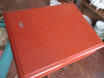 Wood Side Accent Table with Drawer