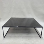 New Nora Black Glass Coffee Table by Davis Furniture