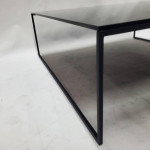 New Nora Black Glass Coffee Table by Davis Furniture