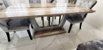 Modern Style Dining table seats 6