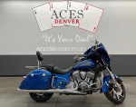 2018 Indian Chieftain Limited ABS Brilliant Blue SKU:20636 V Twi