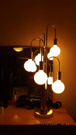 3-Way Waterfall Table Lamp MCM Modernist