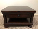ASHLEY FURNITURE Porter Coffee Table & 2 MATCHING End Tables GREAT