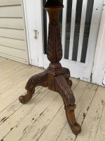 Round side table