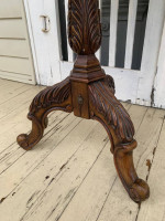 Round side table