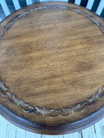 Round side table