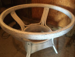 Wicker table base