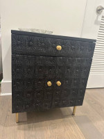 black end table / night stand