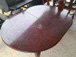 Nice dining table with six chairs