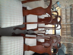 Nice dining table with six chairs