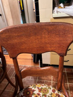 Oak Clawfoot Table and Chairs