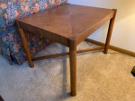 Hardwood end table