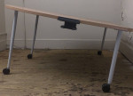 NEW Half Round Tapered Adjustable Mobile Work Project Activity Table