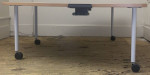 NEW Half Round Tapered Adjustable Mobile Work Project Activity Table
