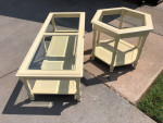 PRICE REDUCED Solid Wood Coffee Table with Matching End Table